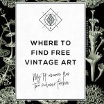 Free Vintage Art • Where To Find It + Exclusive Freebies • Little   Free Printable Vintage Art