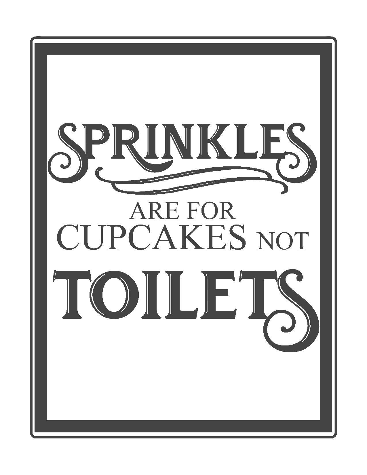 Free Printable Vintage Bathroom Signs