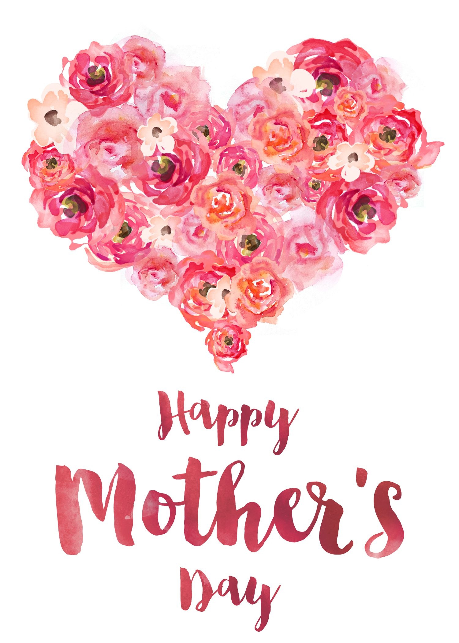 Free Spanish Mothers Day Cards Printable Free Printable