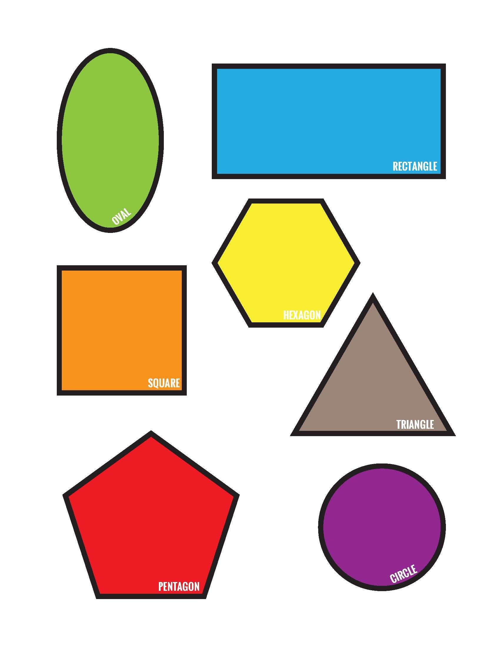 Freebies: Colorful Shapes Matching File Folder Printable Game (Free - File Folder Games For Toddlers Free Printable