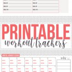 Freebies: Get Your Free Printable Fitness Trackers Here! | Printable   Free Printable Fitness Tracker