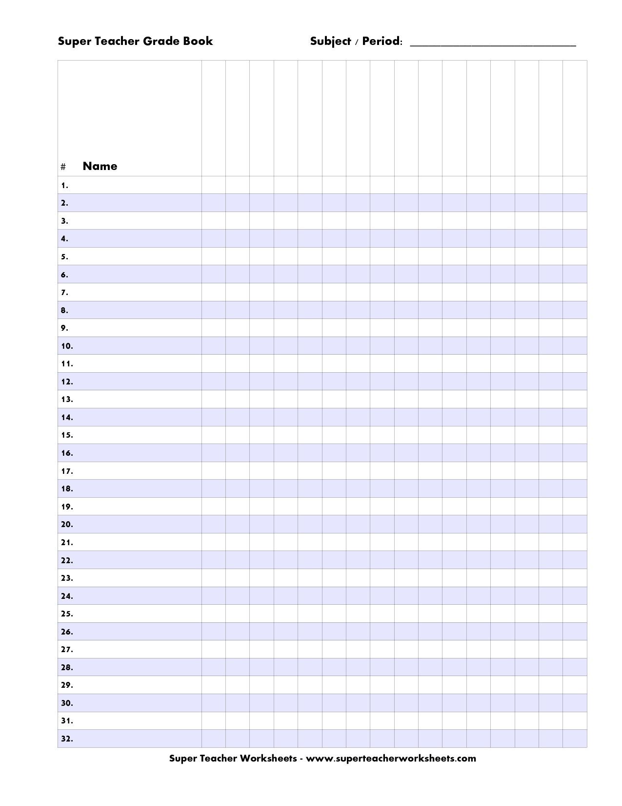 Free+Printable+Teacher+Grade+Book+Sheets | Organization | Grade Book - Free Printable Gradebook