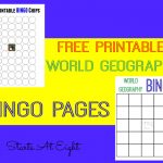 Fun With Geography ~ Free Geography Printables   Startsateight   Free Printable Bingo Chips