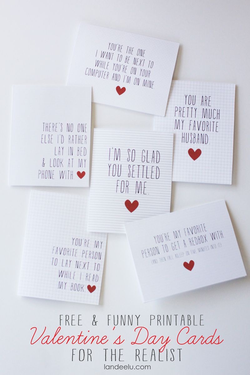 Funny Printable Valentine's Day Cards | Valentines Day | Printable - Free Valentine Printable Cards For Husband