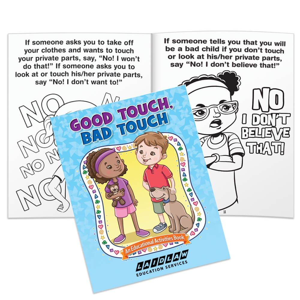Good Touch, Bad Touch Educational Activities Book | Positive Promotions - Free Printable Good Touch Bad Touch Coloring Book