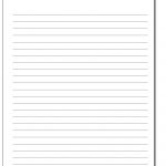 Handwriting Paper   Free Printable Lined Writing Paper