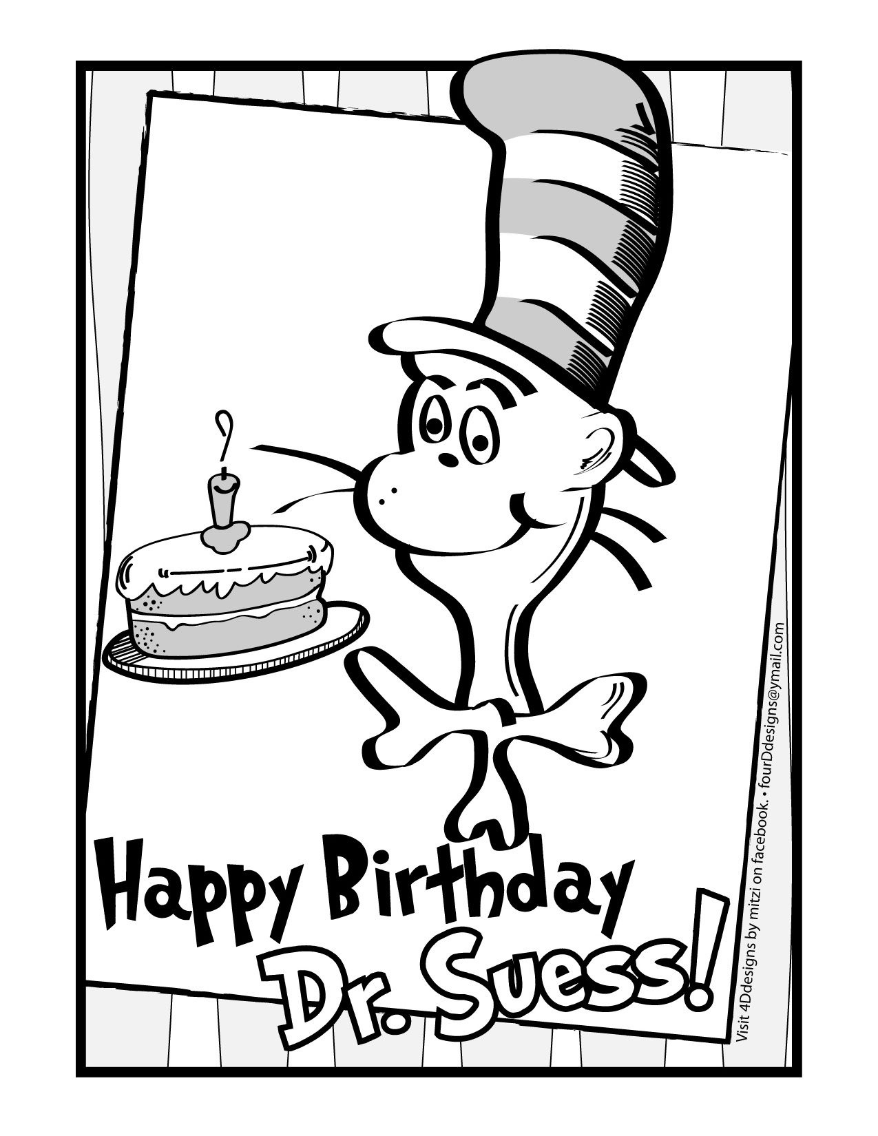 Free Printable Dr Seuss Coloring Pages - Free Printable