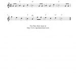 Happy Birthday To You, Free Flute Sheet Music Notes   Free Printable Flute Sheet Music