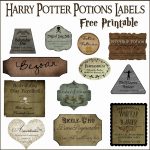 Harry Potter Potion Label Printables | Diy Home Decor Ideas | Harry   Free Printable Potion Labels