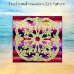 Hawaiian Applique Patterns   Free Printable Hawaiian Quilt Patterns