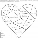 Heartbreak Words Free Printable Worksheet | Education   February   Free Printable Valentine Math Worksheets