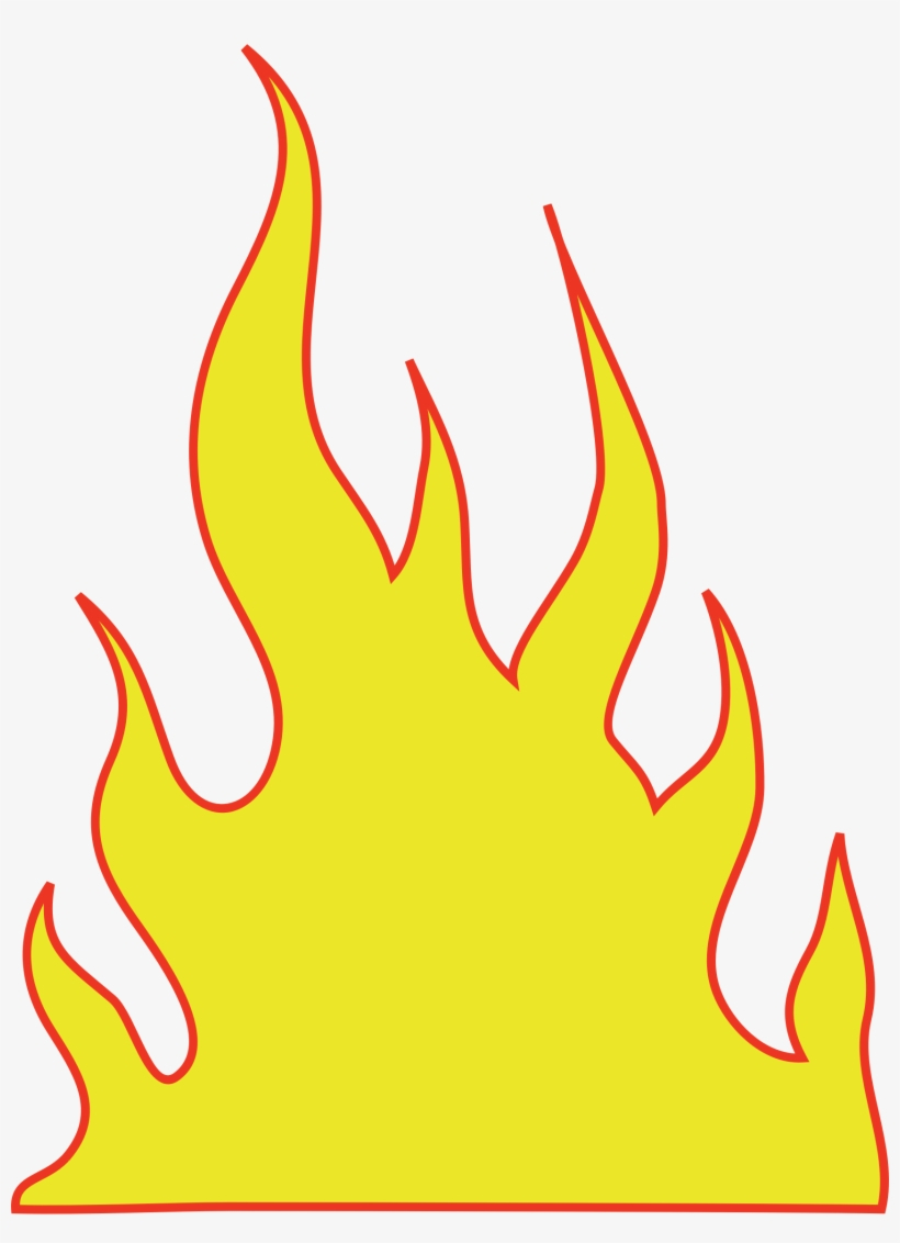 Printable Flames Template