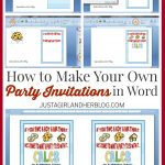 How To Make Your Own Party Invitations | Abby Lawson   Play Date Invitations Free Printable