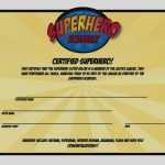 Ideas Collection For Superhero Certificate Template Free Of Proposal   Free Printable Superhero Certificates