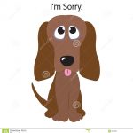 I'm Sorry Greeting Card Stock Vector. Illustration Of Being   9987897   Free Printable I Am Sorry Cards