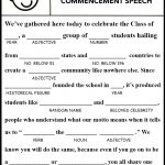 Image Result For Free Printable Graduation Mad Libs | Gatsby   Free Printable Graduation Party Games