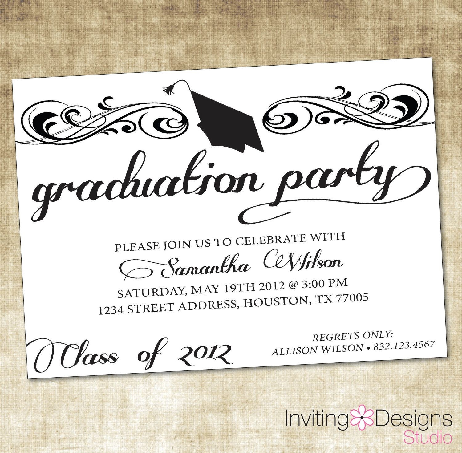 Free Printable Graduation Party Invitations With Pictures