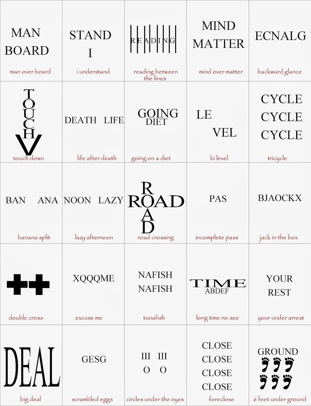 Brain Teasers On Paper
