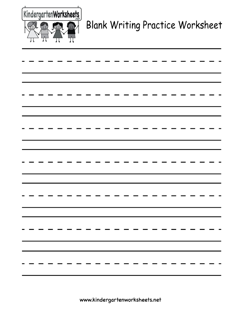 Free Printable Handwriting Sheets For Kindergarten Free Printable