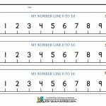 Kindergarten Math Printables   Free Printable Number Line For Kids