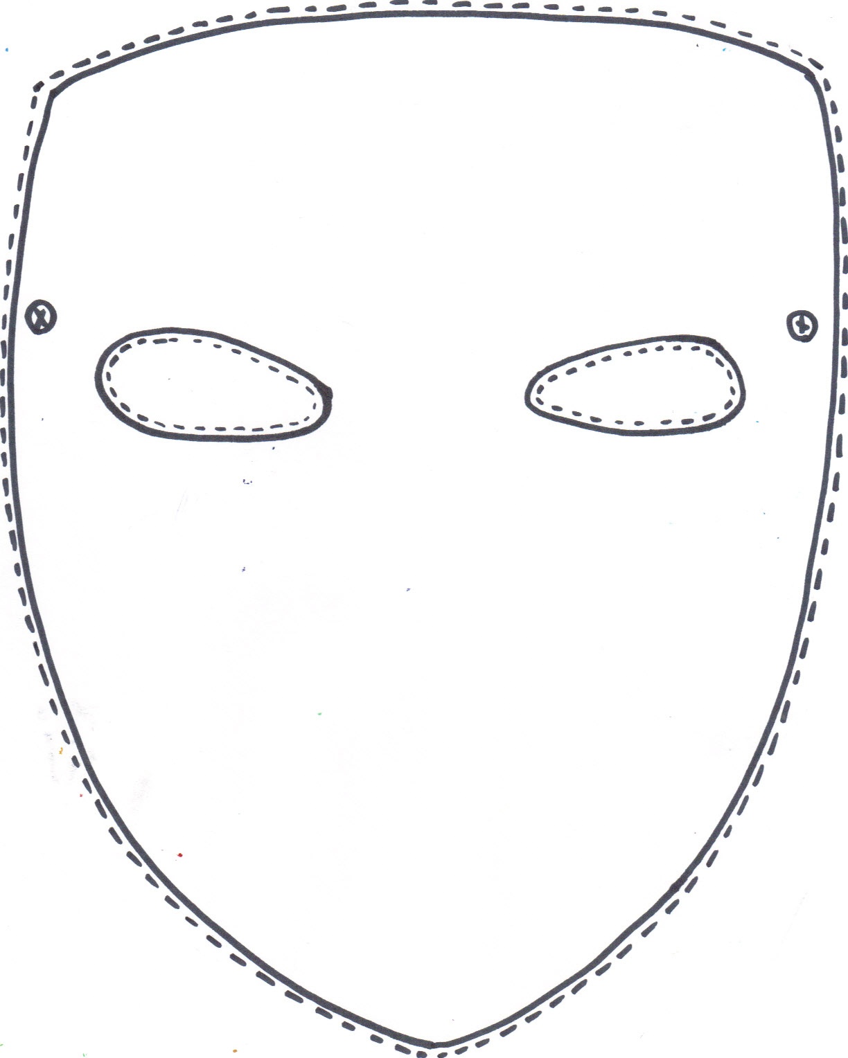 Last Minute Halloween Quickie: 100 Free Printable Masks A« Face - Free Printable Face Masks