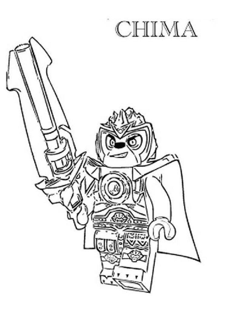 Lego Chima Coloring Pages Lion | Coloring Pages For Kids | Lego - Free Printable Lego Chima Coloring Pages