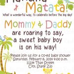 Lion King Baby Shower Invitation Www.facebook/rockinrompers Www   Free Printable Lion King Baby Shower Invitations