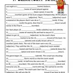 Mad Libs Basketball Game Worksheet   Free Esl Printable Worksheets   Free Printable Mad Libs For Middle School Students