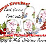 Making Moments » Christmas Card Verses – Freebies Print   Free Printable Christmas Cards With Photo Insert