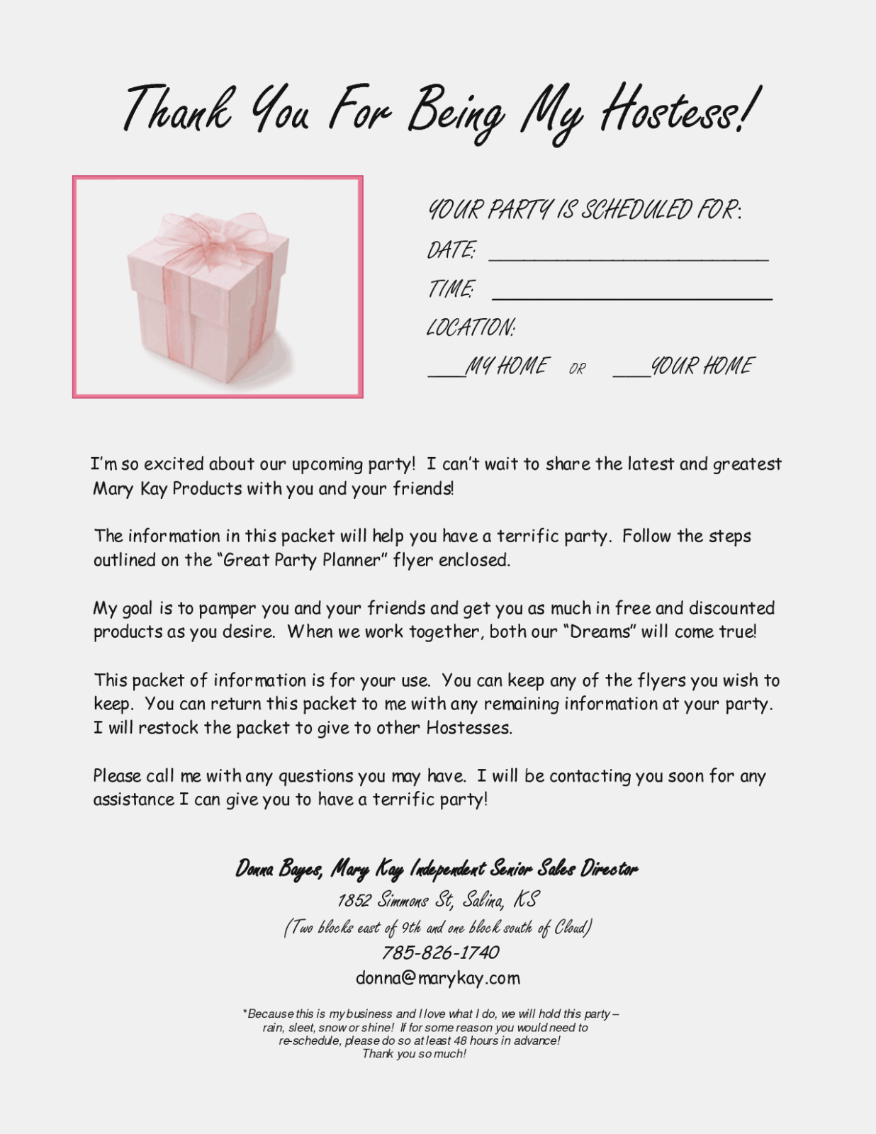 Mary Kay Hostess Invitations | Mary Kay Order Form | Mary Kay Ideas - Mary Kay Invites Printable Free