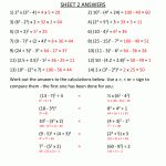 Math Worksheets 5Th Grade Complex Calculations   Order Of Operations Free Printable Worksheets With Answers