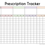 Medical Templates, Including A Prescription Tracker, Bp Tracker   Free Printable Medicine Daily Chart