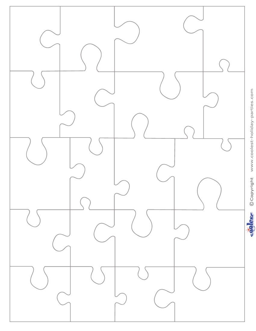 free jigsaw puzzle templates to print