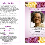 Memorial Service Programs Sample | Choose From A Variety Of Cover   Free Printable Funeral Program Template