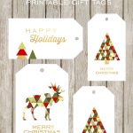 Merry And Bright Printable Gift Tags   Free Printable Holiday Gift Labels