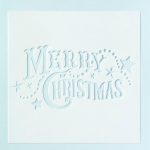 Merry Christmas Stencil For Cakes Free Printable Eh3. Merry   Merry Christmas Stencil Free Printable