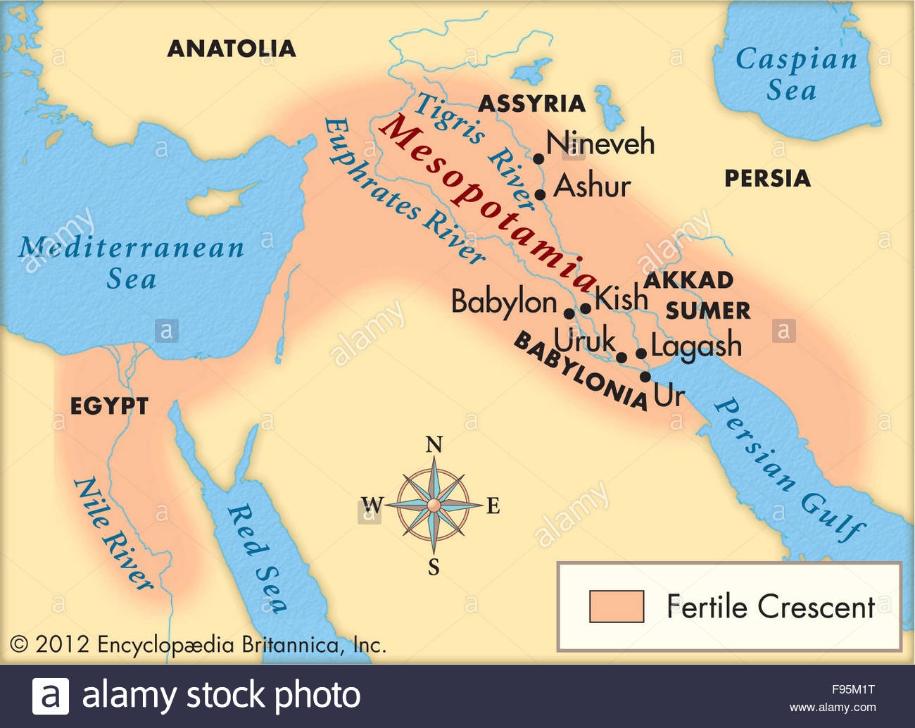 Mesopotamia Stock Photos &amp;amp; Mesopotamia Stock Images - Alamy - Free Printable Map Of Mesopotamia