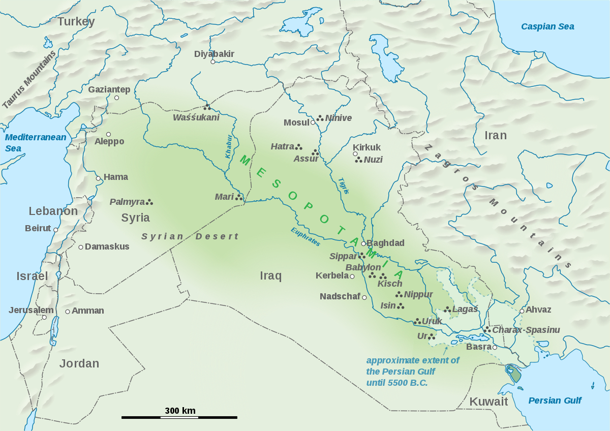 Free Printable Map Of Mesopotamia Free Printable