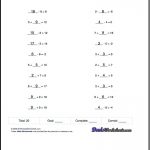 Mixed Addition Worksheet And Subtraction Worksheet Problems   Order Of Operations Free Printable Worksheets With Answers