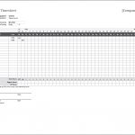 Monthly Timesheet Template For Excel And Google Sheets   Free Printable Time Sheets Pdf