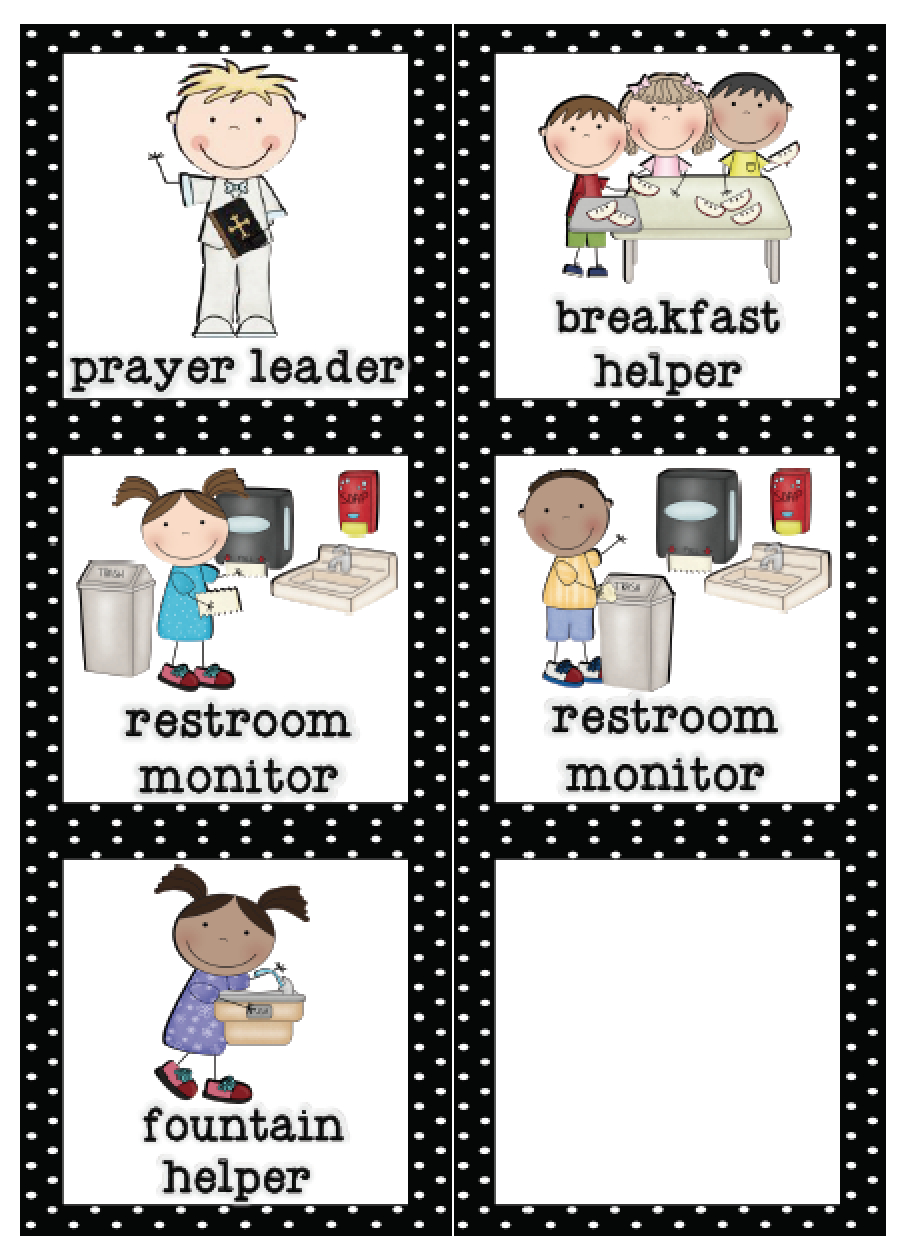 Mrs. Lirette&amp;#039;s Learning Detectives: Classroom Helpers Set {Free} - Free Printable Classroom Helper Signs