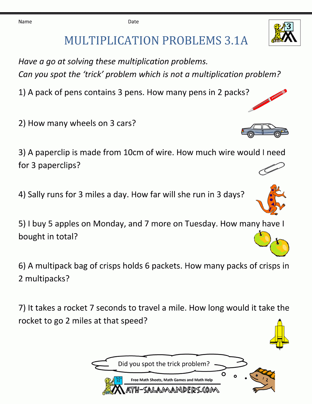 Multiplication Word Problem Worksheets 3Rd Grade - Free Printable Division Word Problems Worksheets For Grade 3