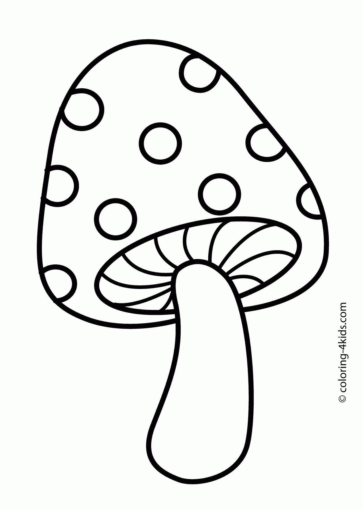 Psychedelic Mushrooms Coloring Page Free Printable Coloring Pages 
