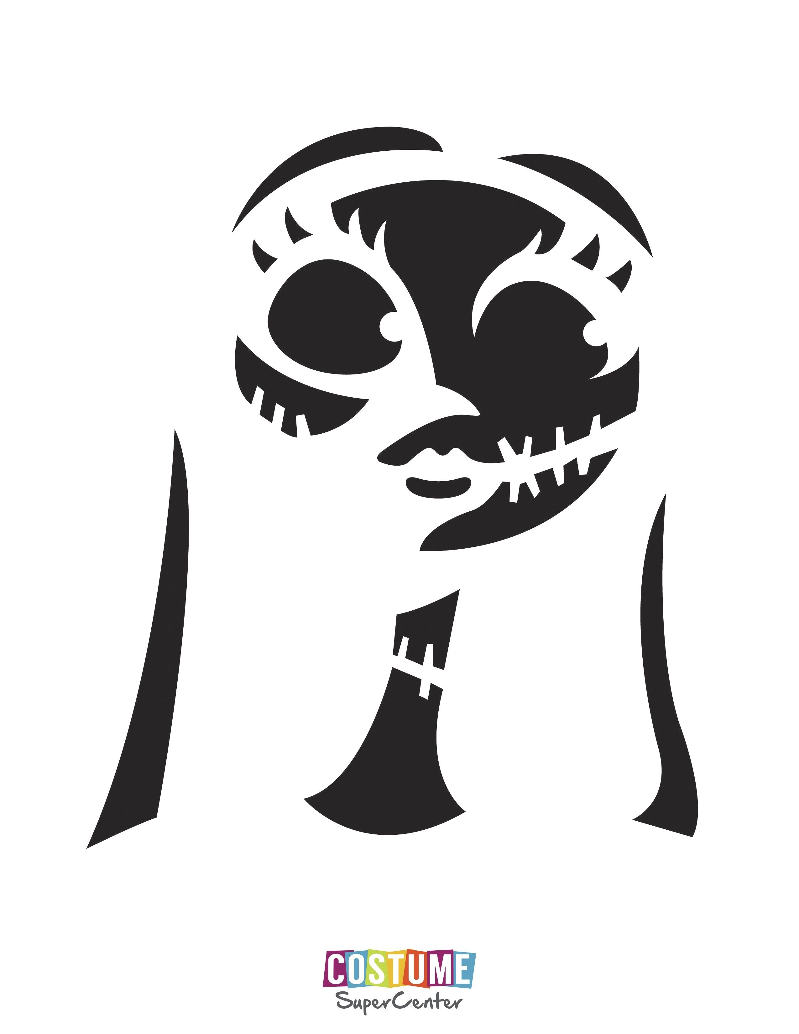 Free Printable Nightmare Before Christmas Pumpkin Carving Template