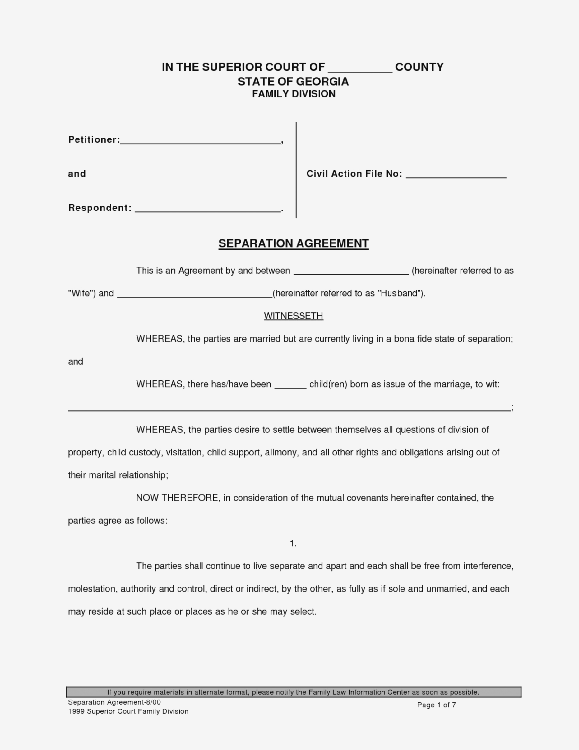 divorce papers online for free
