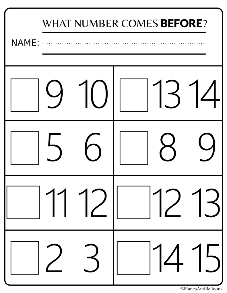 Numbers 120 Printable Worksheets Numbers Preschool, Preschool