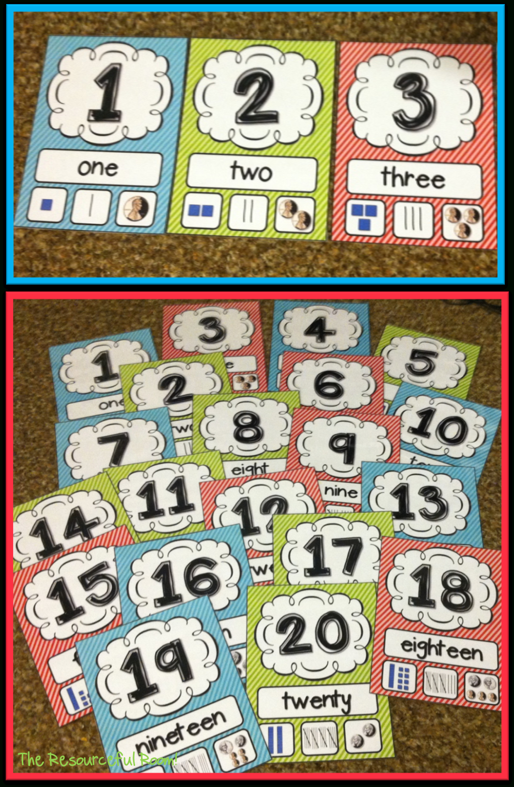 Number Posters | Classroom Freebies! | Classroom Freebies - Free Printable Educational Posters