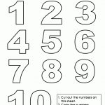 Numbers To Print Out | Numbers 1 10 Jigsaw Craft   Sheet A Print   Free Printable Bubble Numbers
