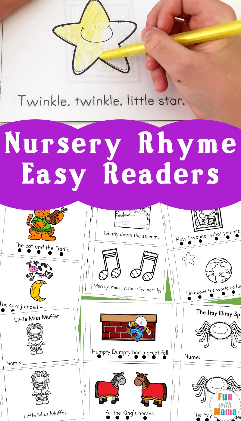 Nursery Rhyme Easy Reader Books - Fun With Mama - Free Printable Nursery Rhymes