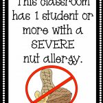 Nut Allergy Sign.pdf   Google Drive | Kindergartenklub | Nut   Printable Peanut Free Classroom Signs